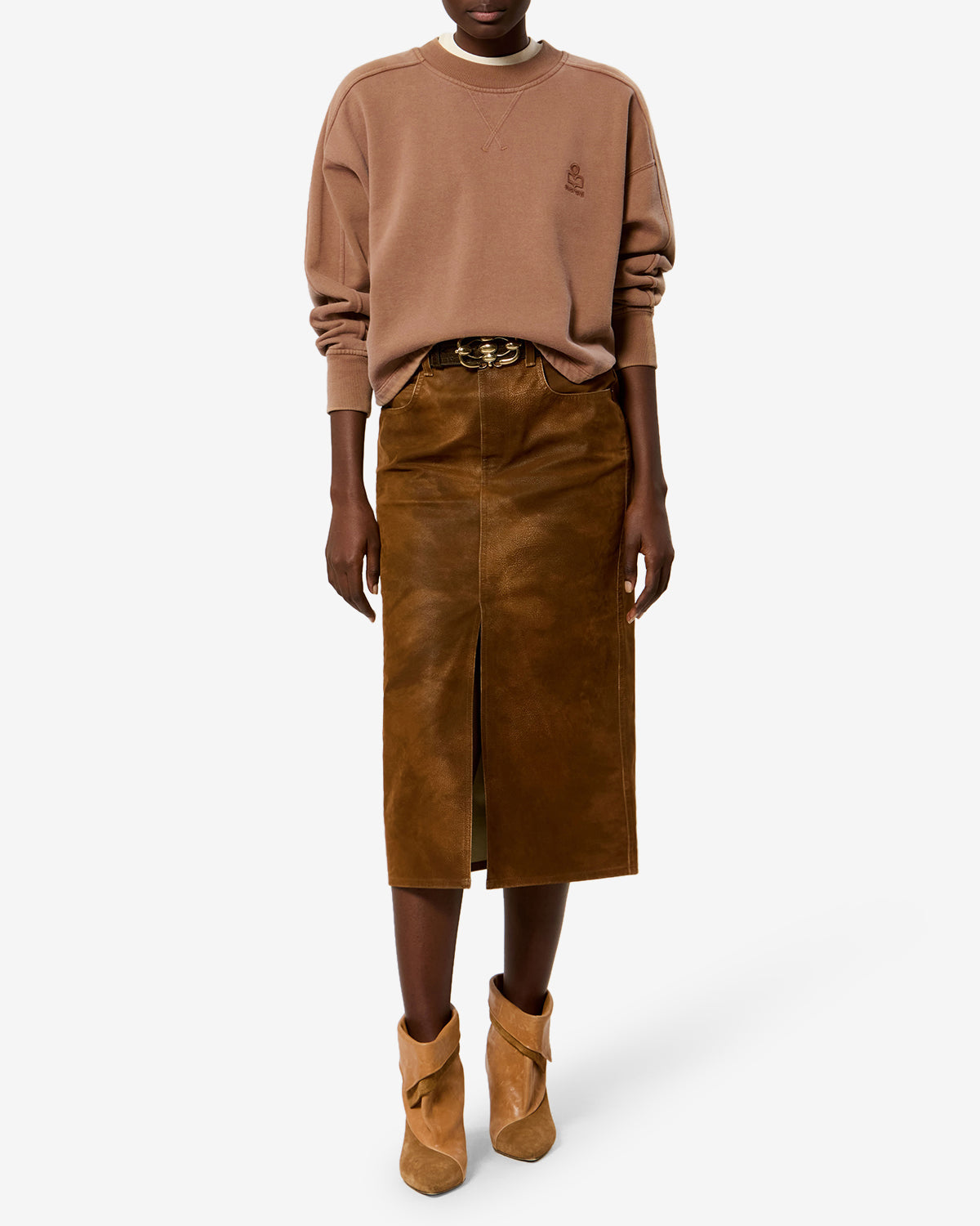 Sweatshirt Sunny — Camel, vue 2 ; référence SW0186FAD1M06E50CM