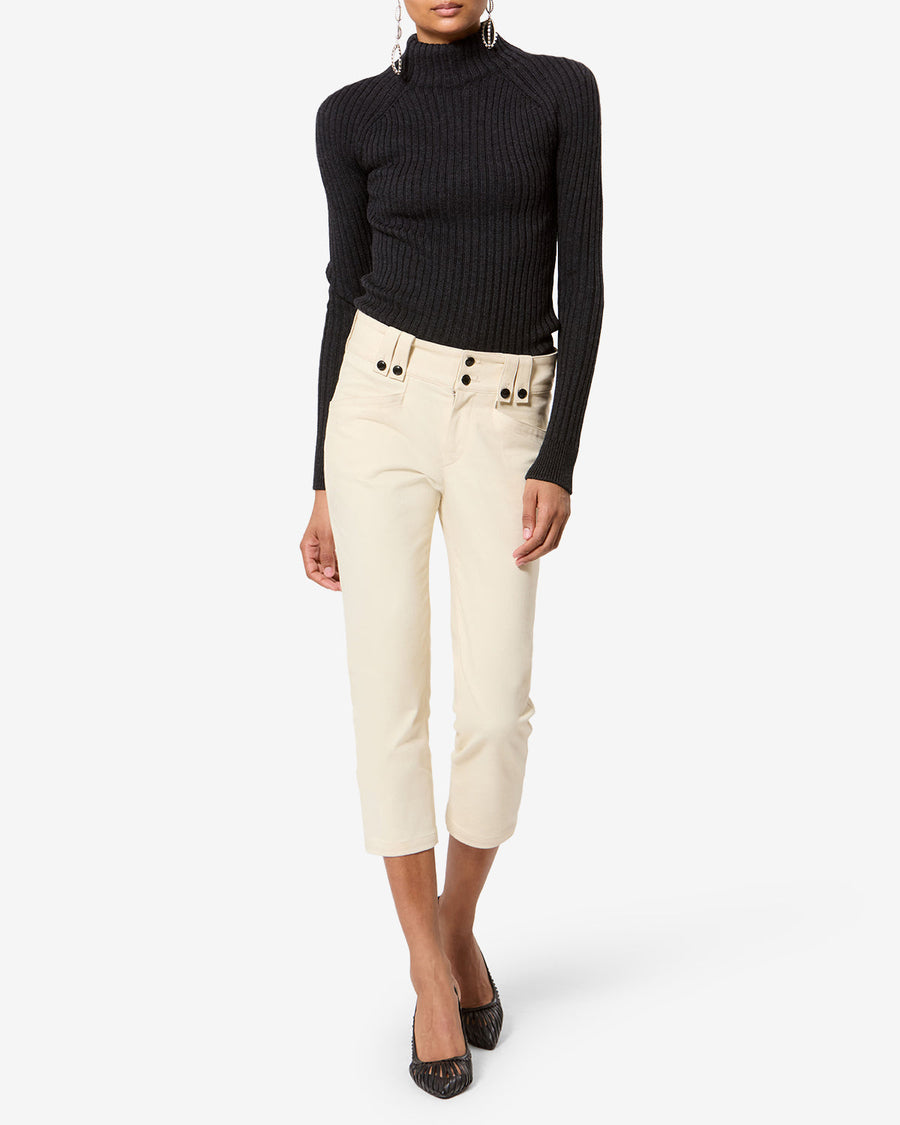 Pull Virginia en laine — Anthracite, vue 2 ; référence PU0954FAD3L12I02AN
