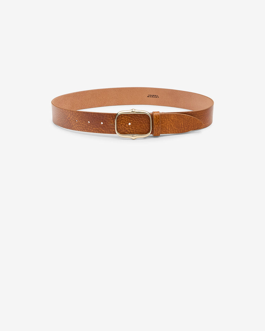 Ceinture Holis en cuir — Ambre, vue 1 ; référence CE454BFAD3A03A10AM