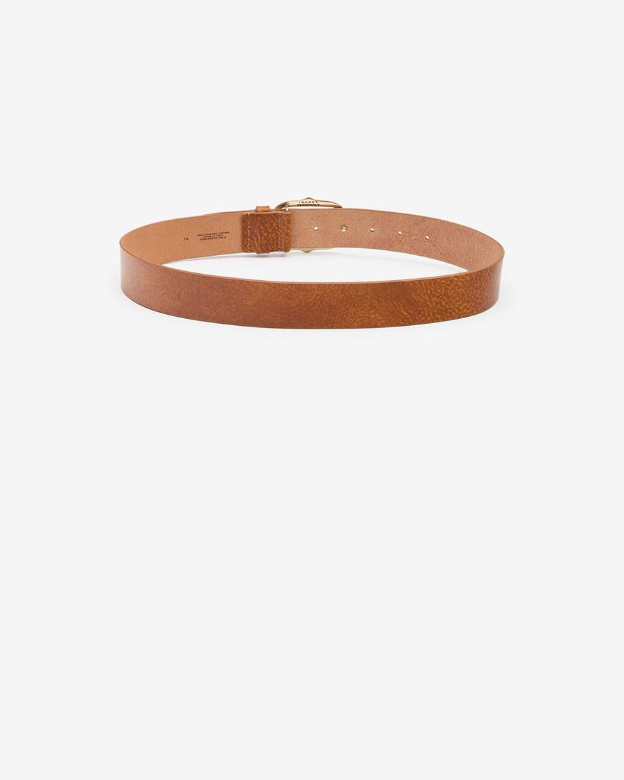 Ceinture Holis en cuir — Ambre, vue 2 ; référence CE454BFAD3A03A10AM