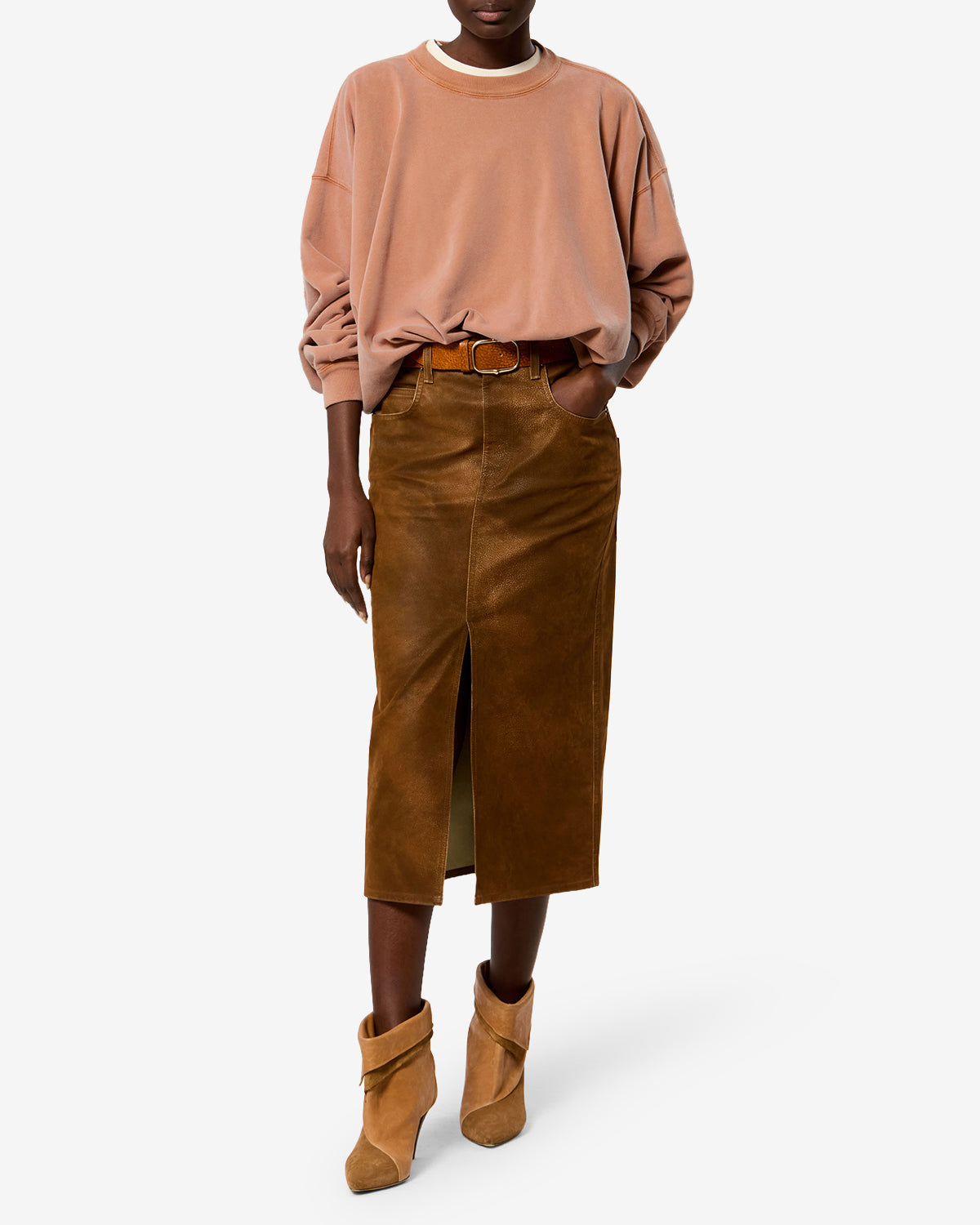 Sweatshirt Sauria — Orange, vue 2 ; référence SW0149FAD1M01E11RU
