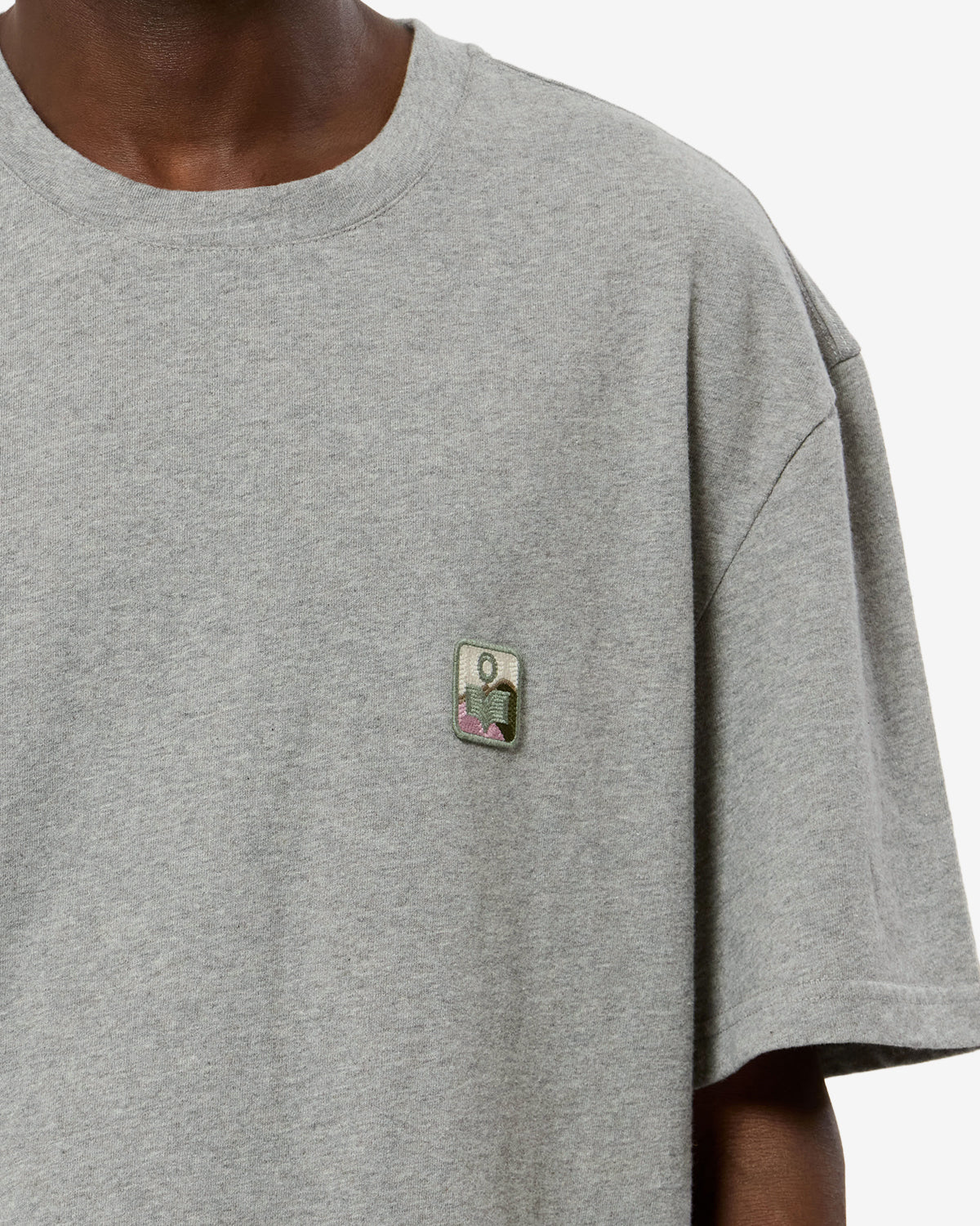 T-shirt Hugo — Gris, vue 3 ; référence TS0149HED1N07H02GY