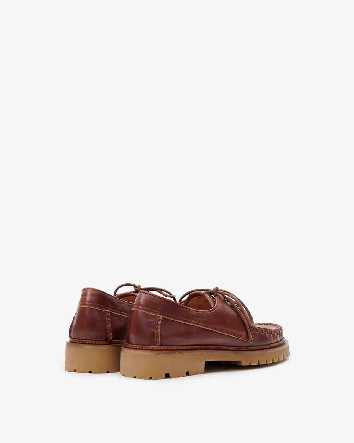Mocassins Byren — Marron, vue 3 ; référence MC0041HAD3A02N50BW