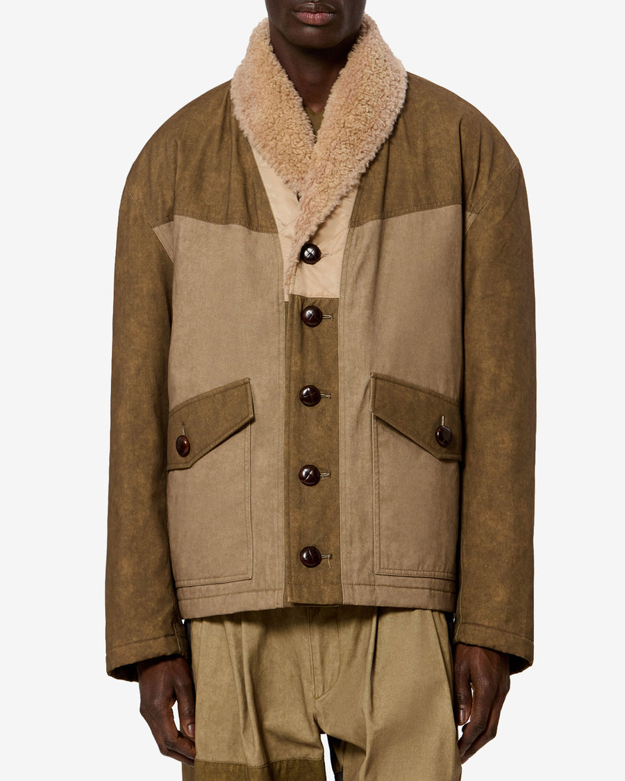 Manteau Toswald — Kaki, vue 1 ; référence MA0601HAD3G02H67KI