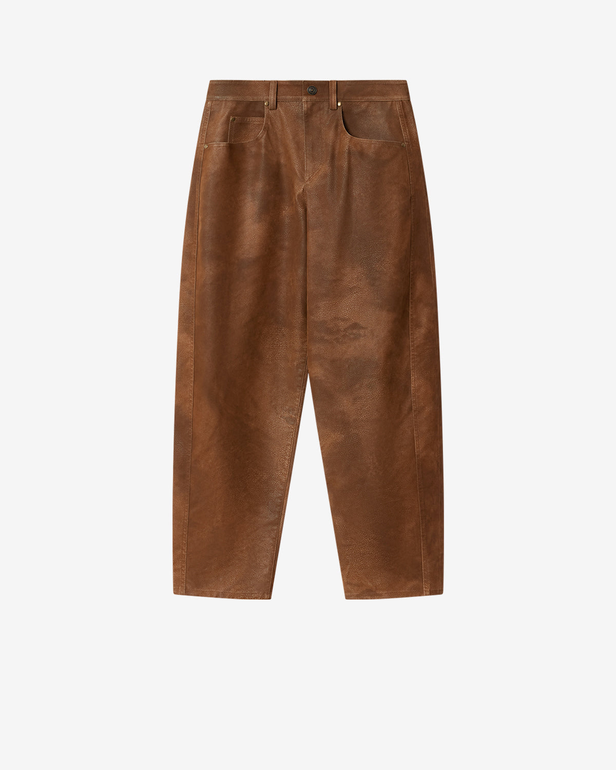 Pantalon Belky — Marron, vue 2 ; référence PA0780FAD3B01E50BW