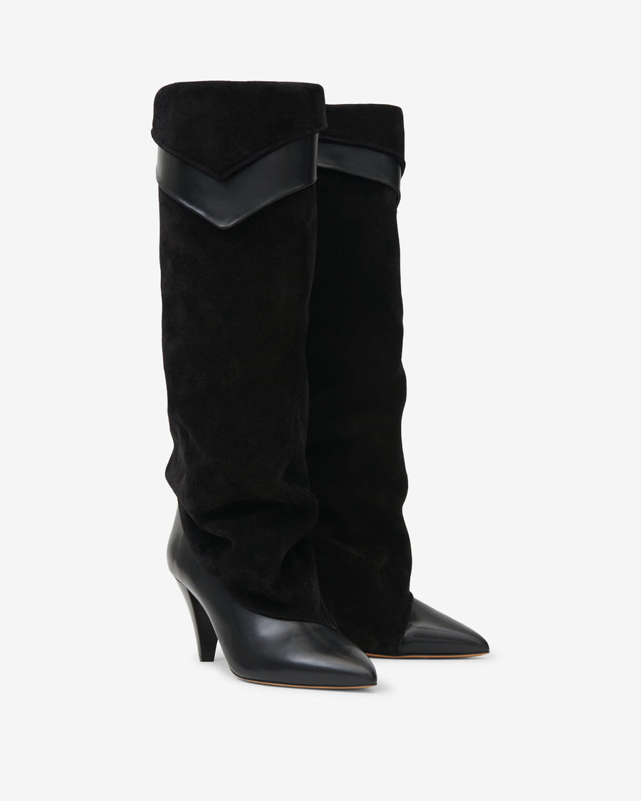 Bottes Lezra — Noir, vue 2 ; référence BT0054FAD3A01S01BK
