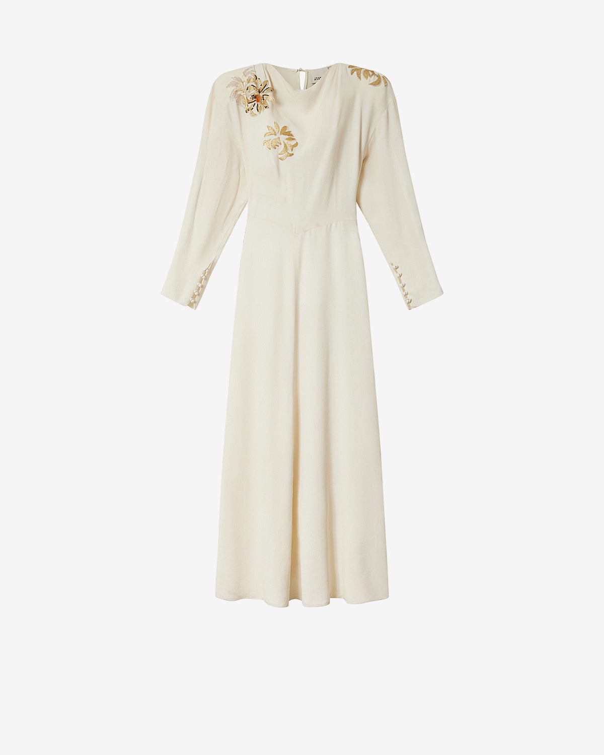 Robe Samsha — Écru, vue 3 ; référence RO1096FAD3J04I23EC