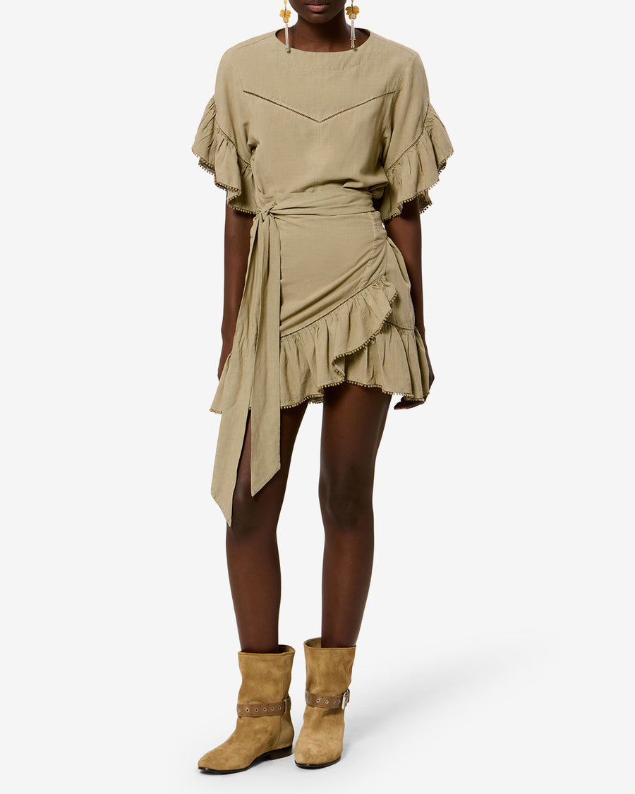 Robe Melicia — Light Bronze, vue 2 ; référence RO1183FAD3J12E50LB