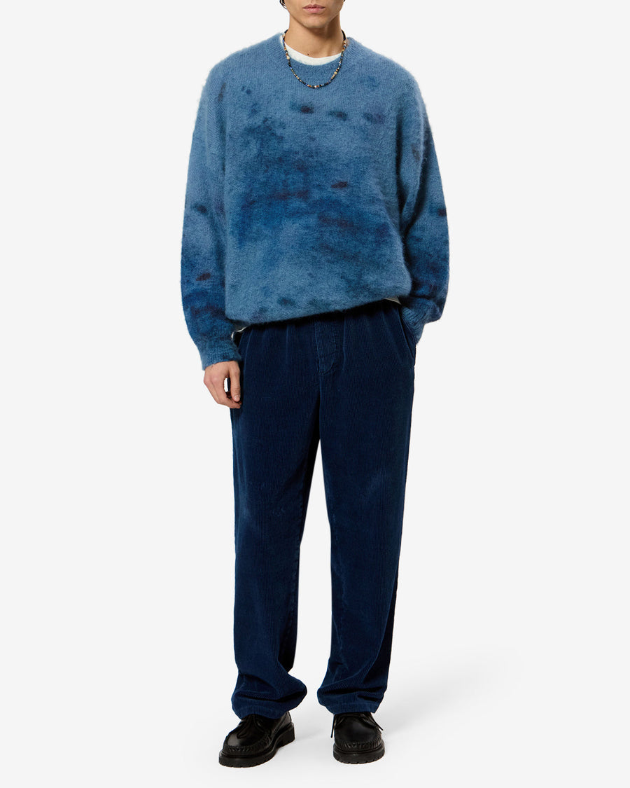 Pull Ayden en mohair — Bleu indigo, vue 2 ; référence PU0995HAD3L10H30IN