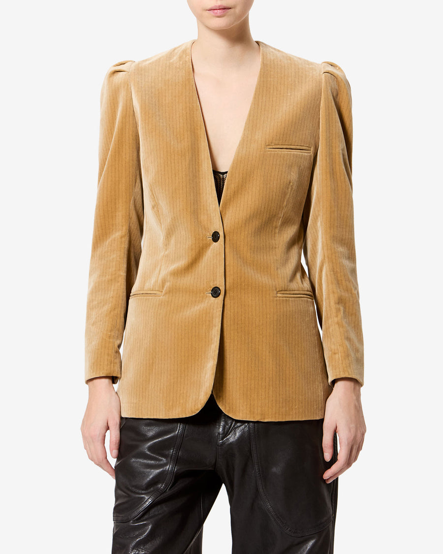 Veste Fereole — Camel, vue 1 ; référence VE0704FAD3E03I50CM