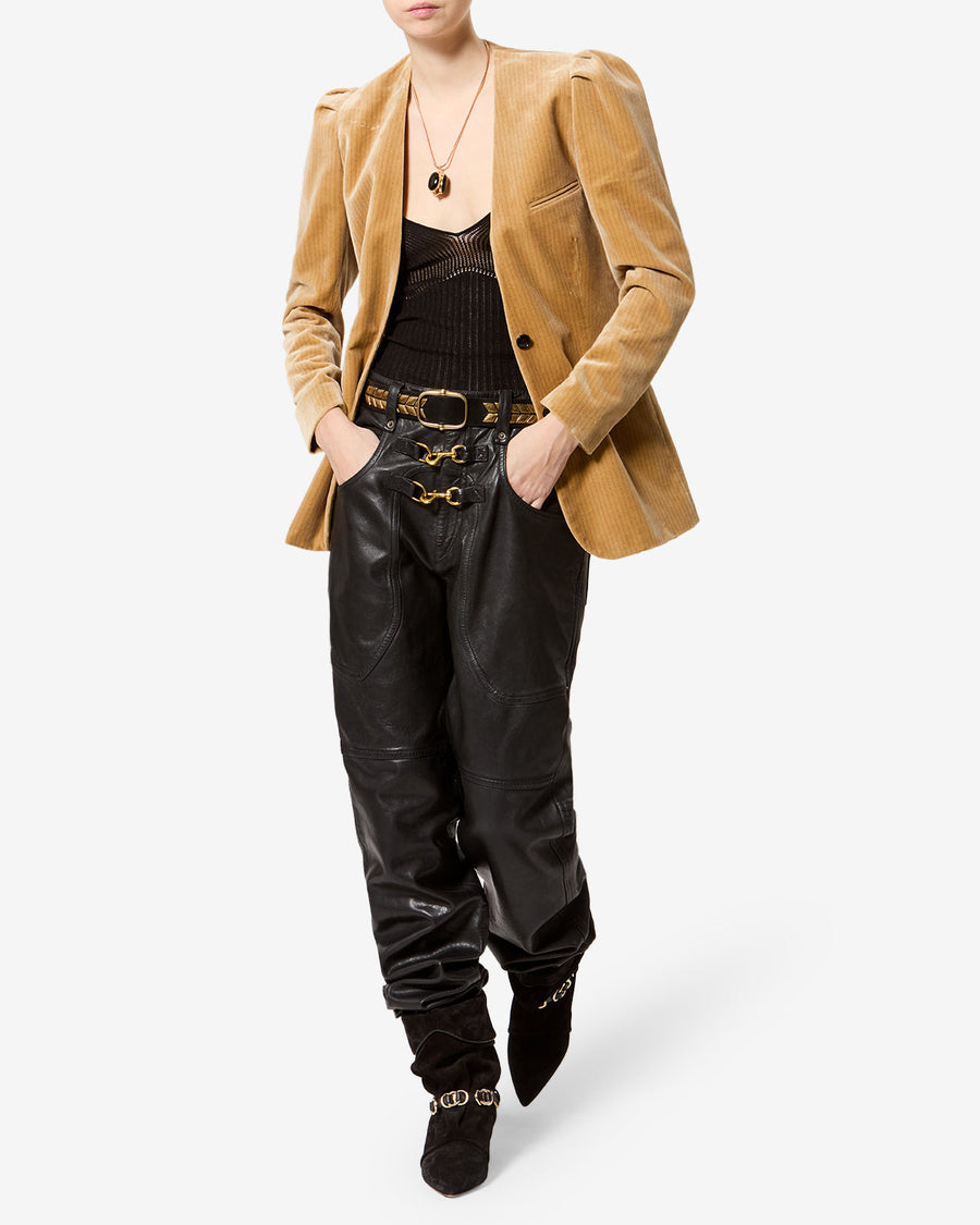 Veste Fereole — Camel, vue 2 ; référence VE0704FAD3E03I50CM