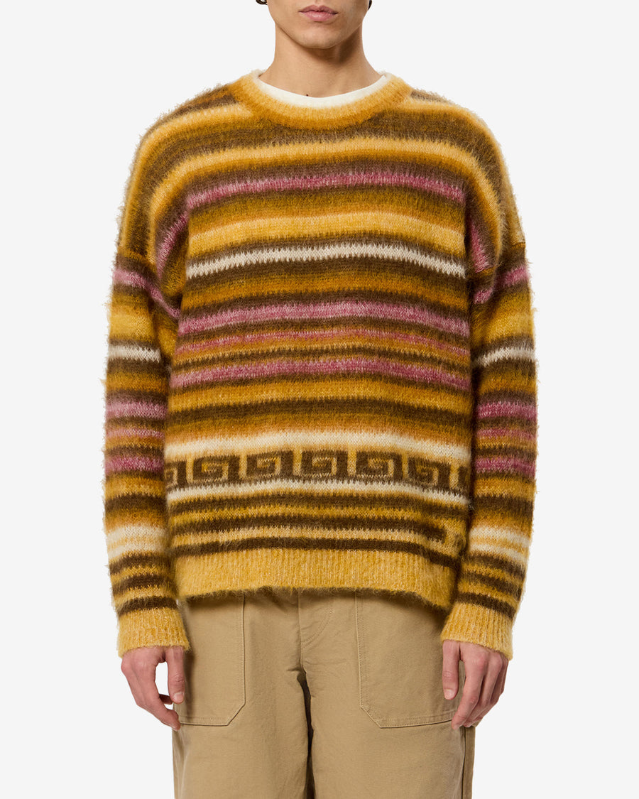Pull Scolan en mohair — Ocre, vue 1 ; référence PU0969HAD3L07H10OE