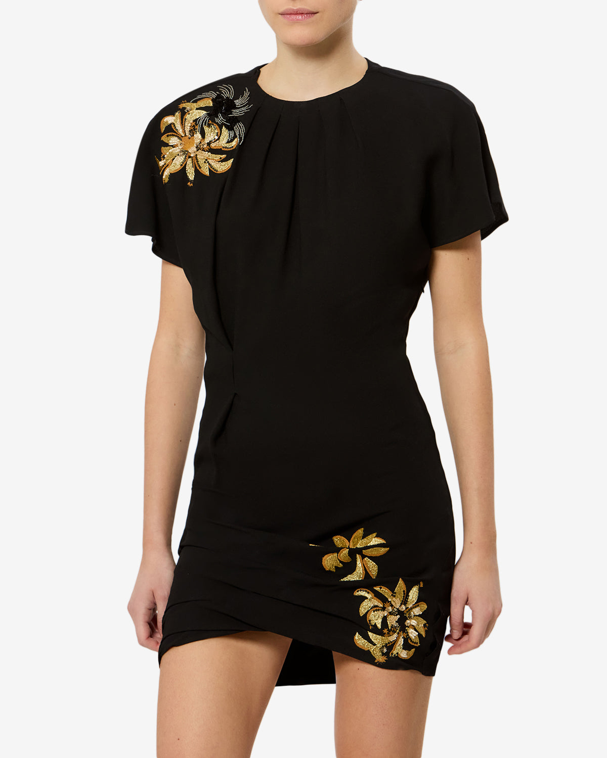 Robe Sakia — Noir, vue 1 ; référence RO1083FAD3J04I01BK