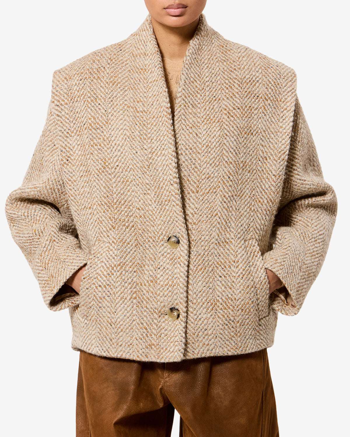 Veste Drogo — Beige, vue 1 ; référence VE0040FFD3E02E90BE