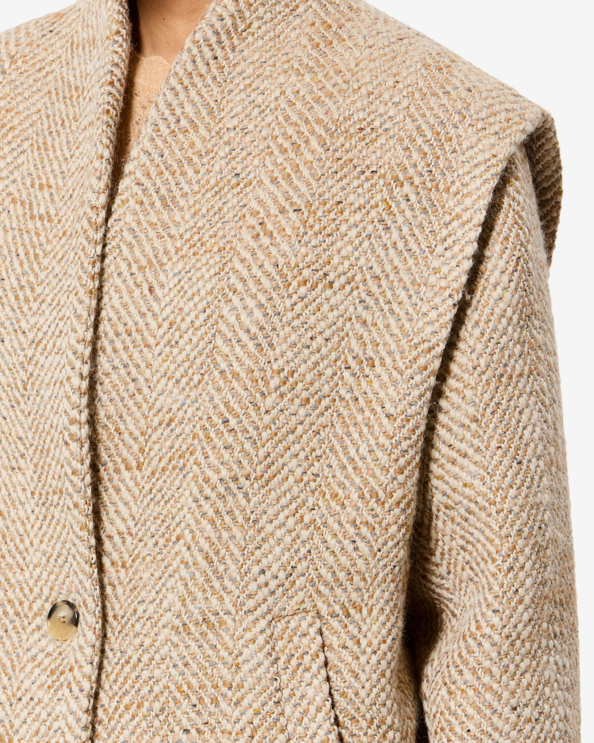 Veste Drogo — Beige, vue 3 ; référence VE0040FFD3E02E90BE