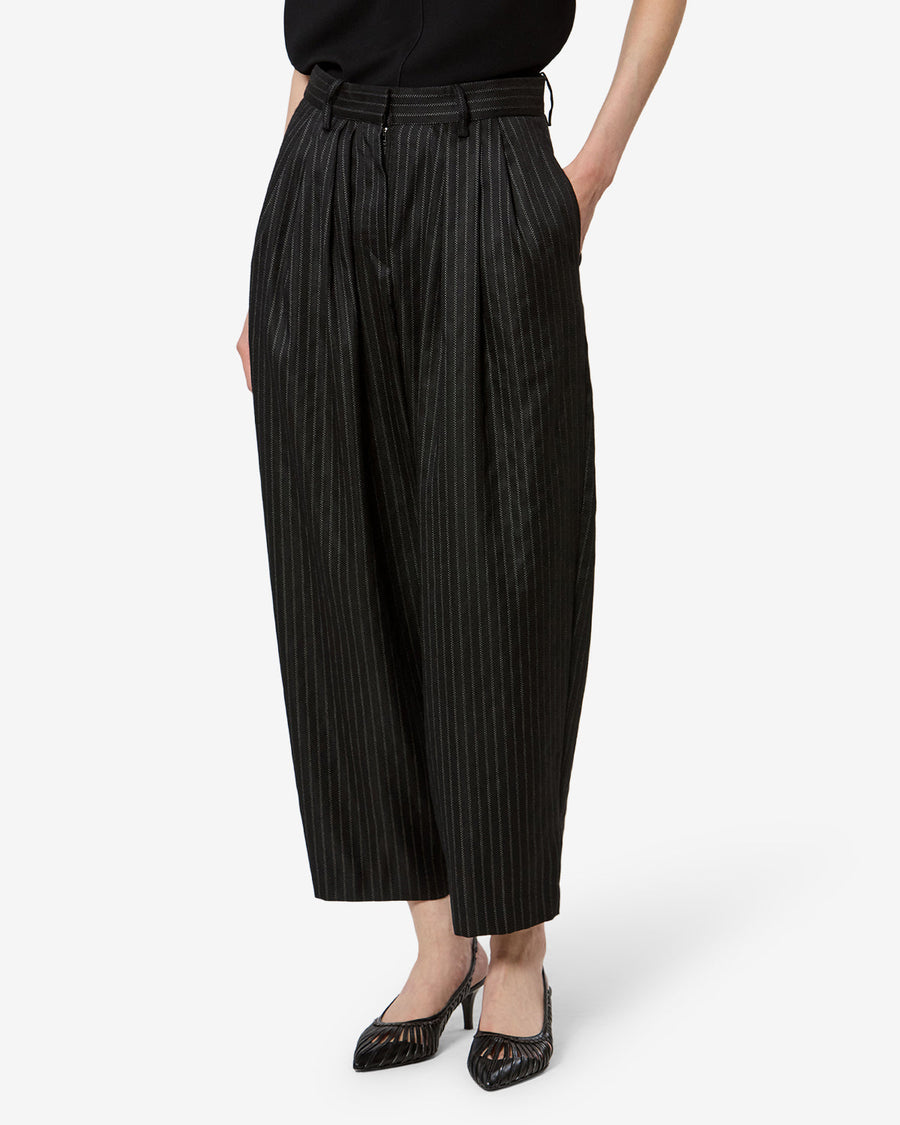 Pantalon Janice en laine — Noir, vue 1 ; référence PA0613FCD3F01I01BK