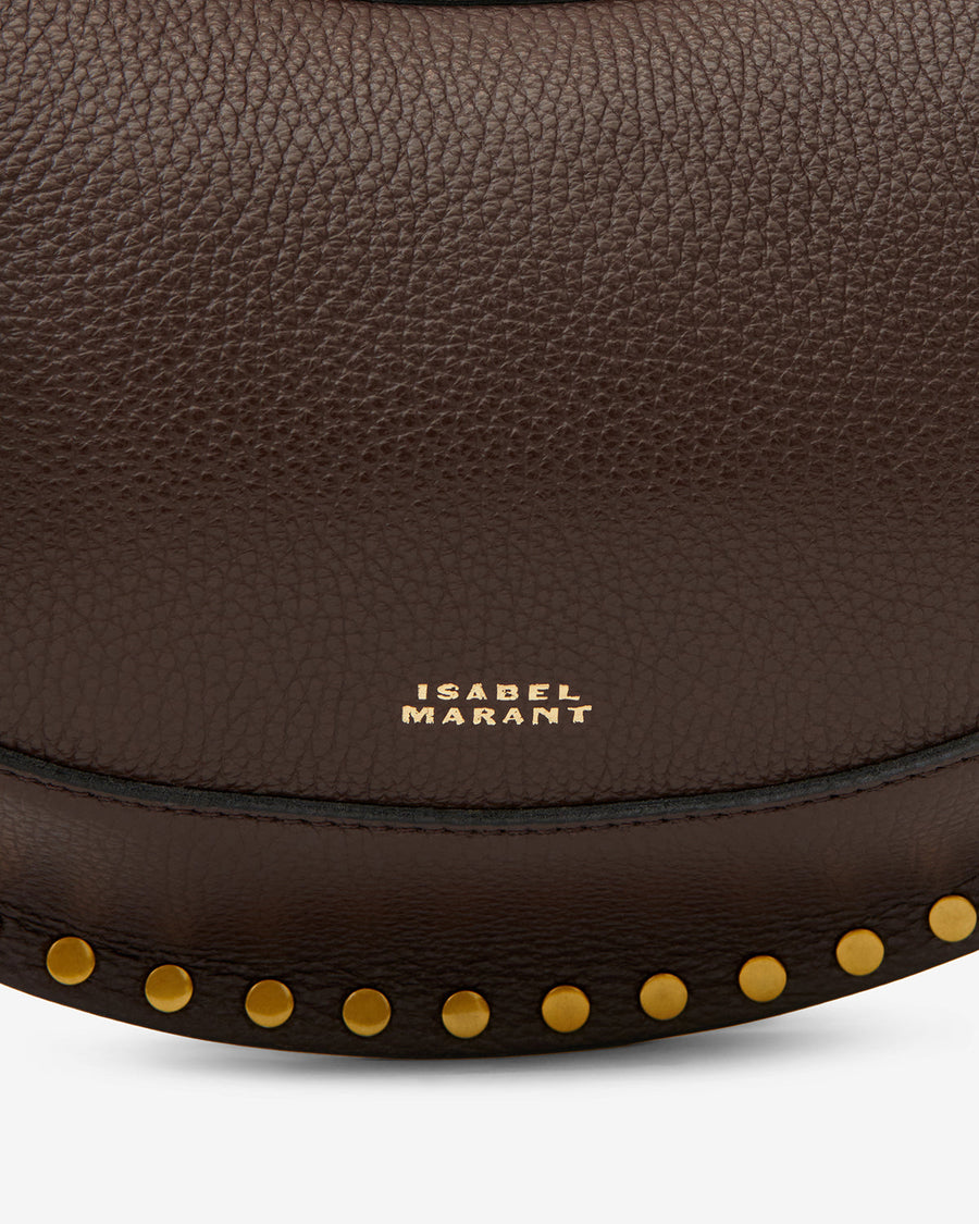 Sac Oskan Moon en cuir grainé — Café, vue 1 ; référence PP0003FAD1C04M50CF