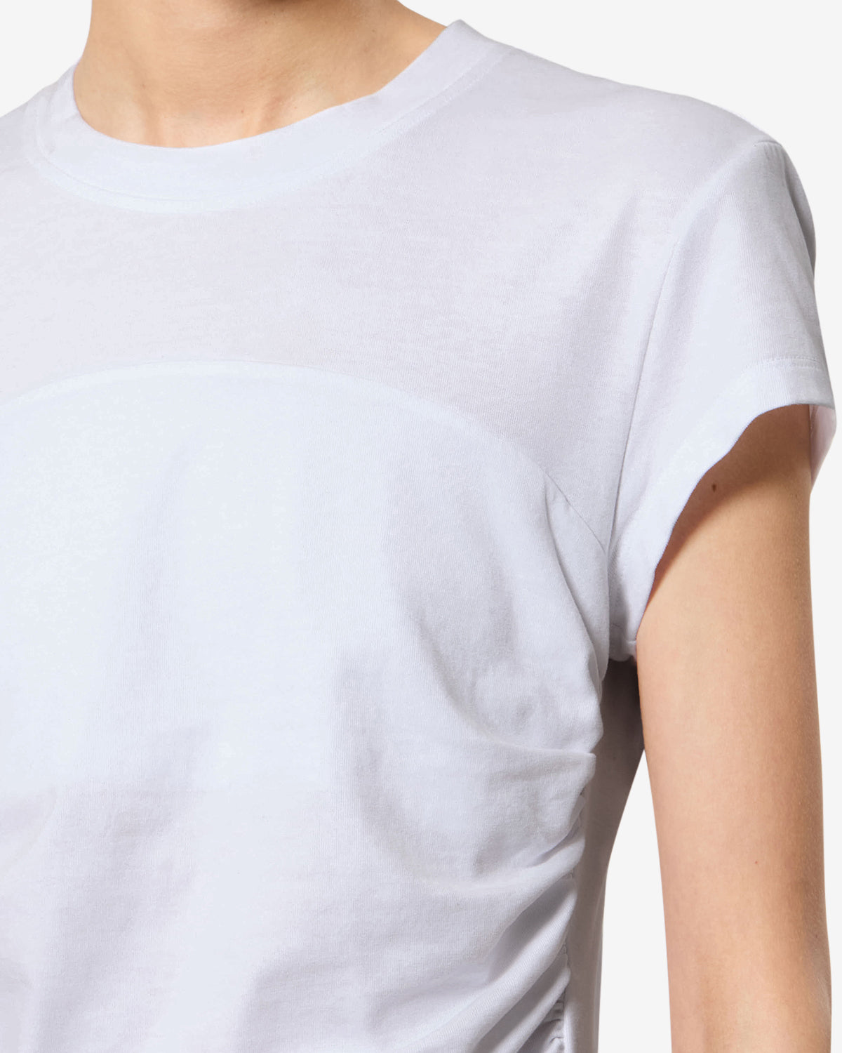 T-shirt Maelie — Blanc, vue 3 ; référence TS0275FAA1N41I20WH