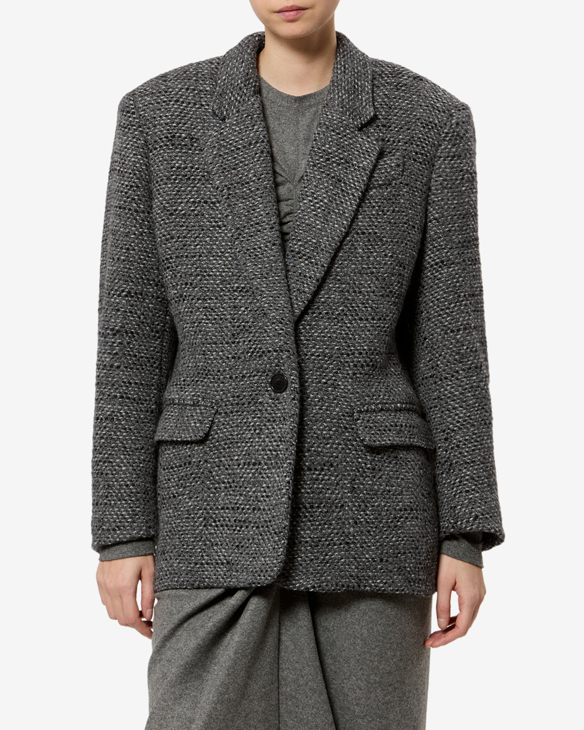 Veste Parly — Anthracite, vue 1 ; référence VE0767FAD3E02E02AN