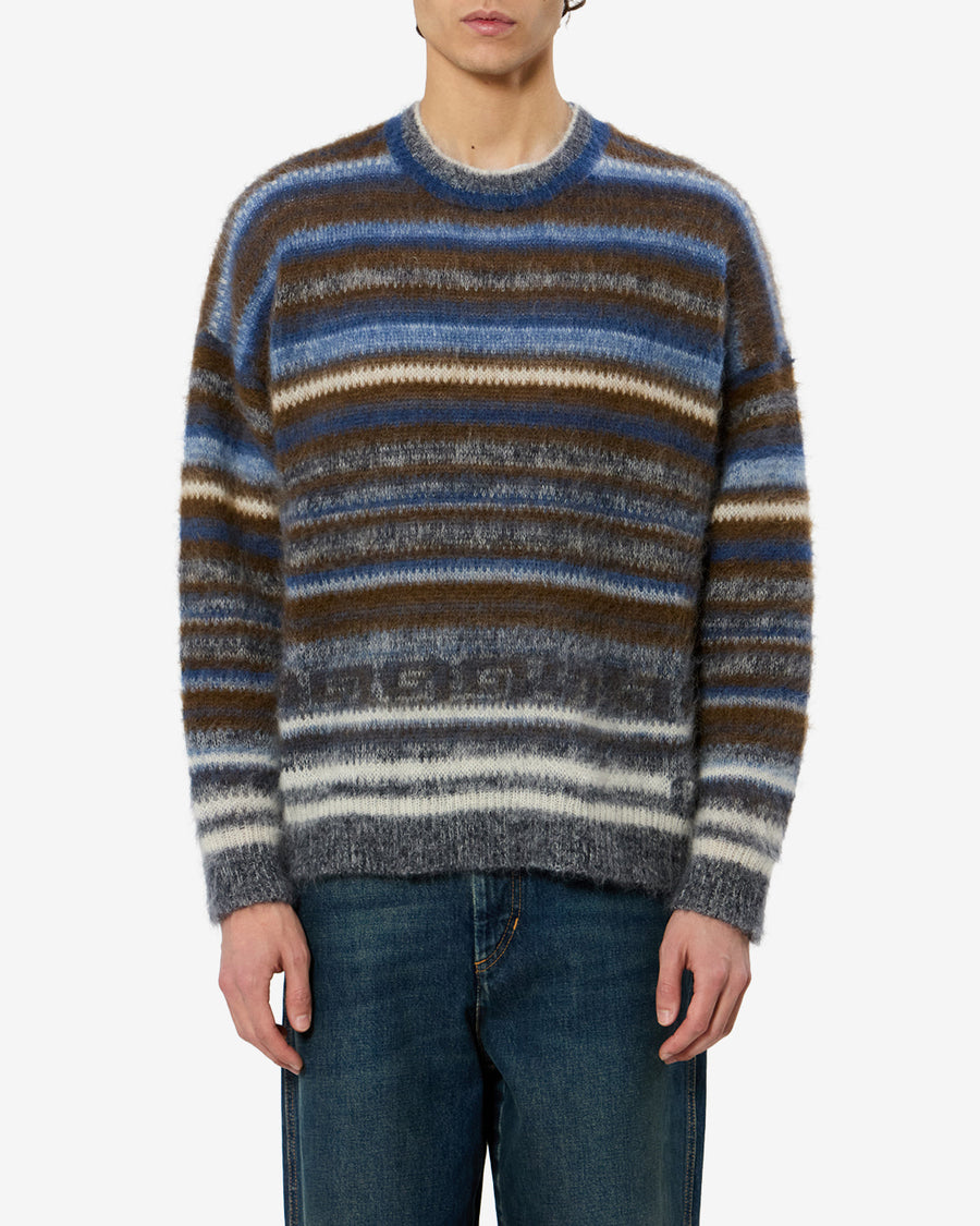 Pull Scolan en mohair — Nuit, vue 1 ; référence PU0969HAD3L07H30MI