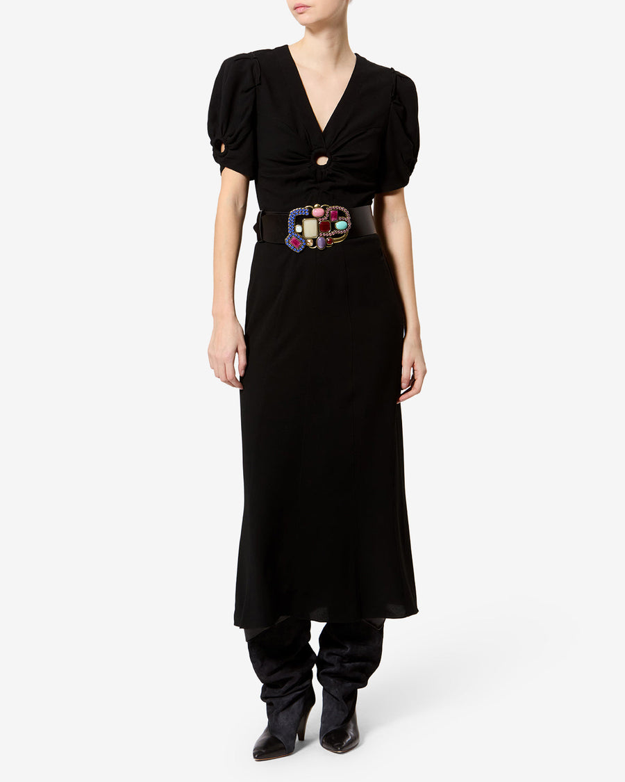 Robe Surelia — Noir, vue 1 ; référence RO1192FAD3J03I01BK