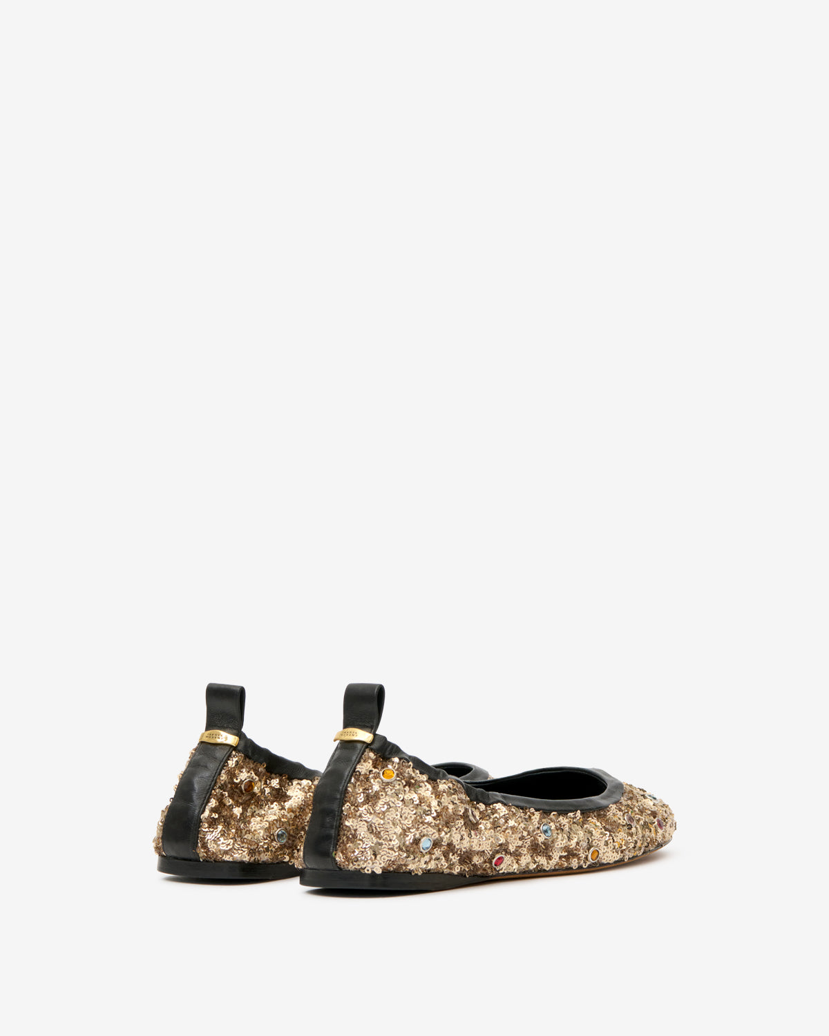 Ballerines Belna — Clair doré, vue 3 ; référence BN0005FED3A27S12LG