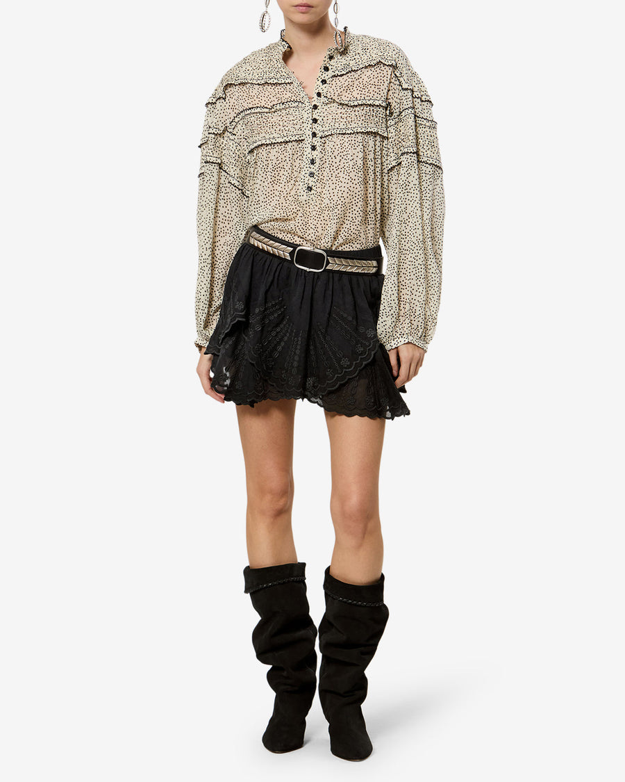 Short Layale — Noir, vue 2 ; référence SH0329FAD3J10E01BK