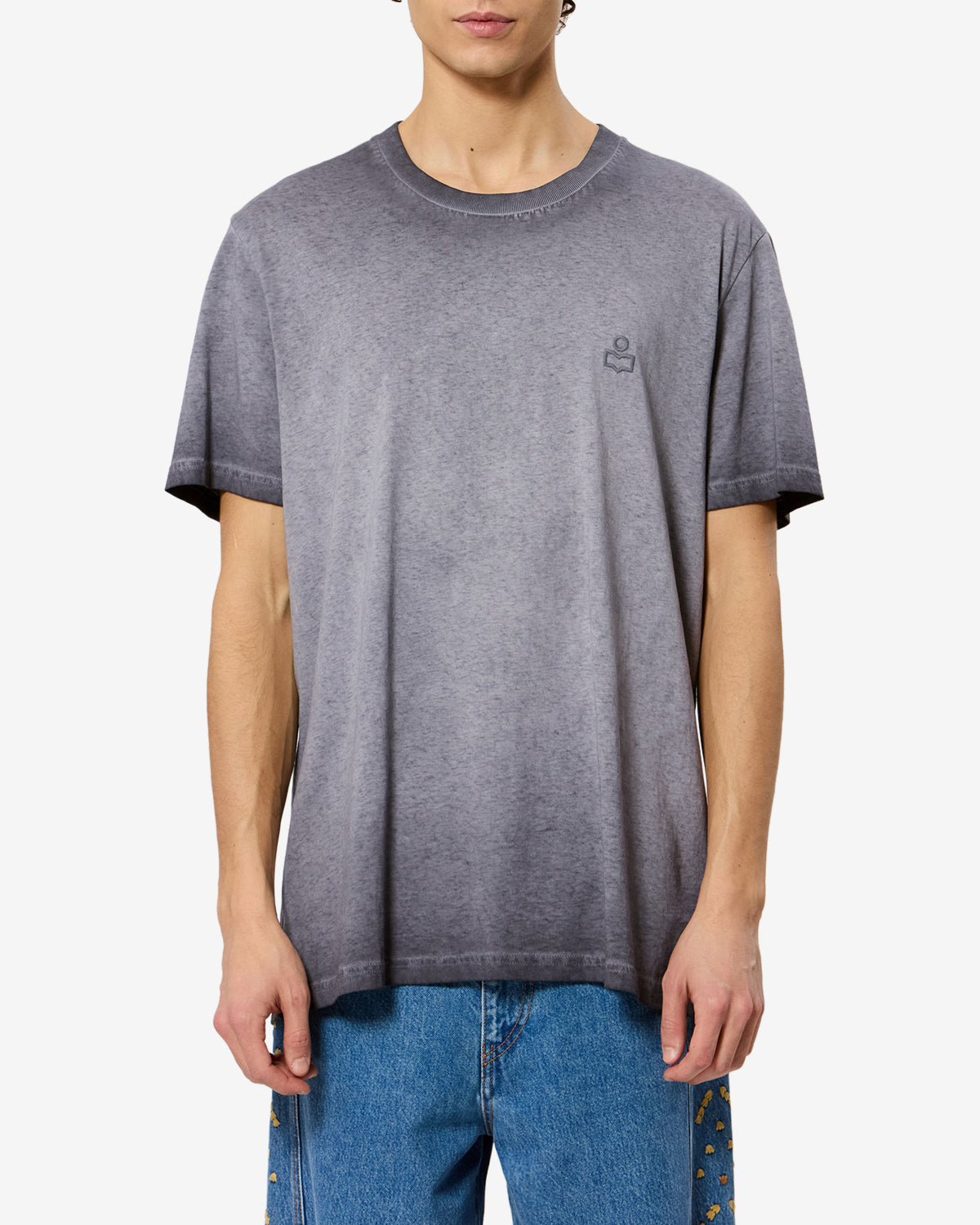 T-shirt Honore — Noir délavé, vue 1 ; référence TS0052HBD1N06H02FK