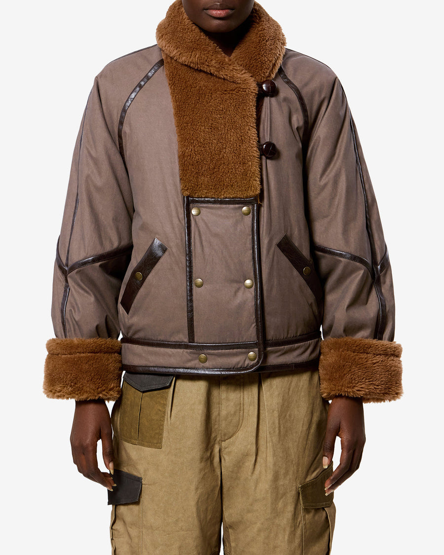 Veste Olinka — Marron, vue 1 ; référence VE0725FAD3C01E50BW