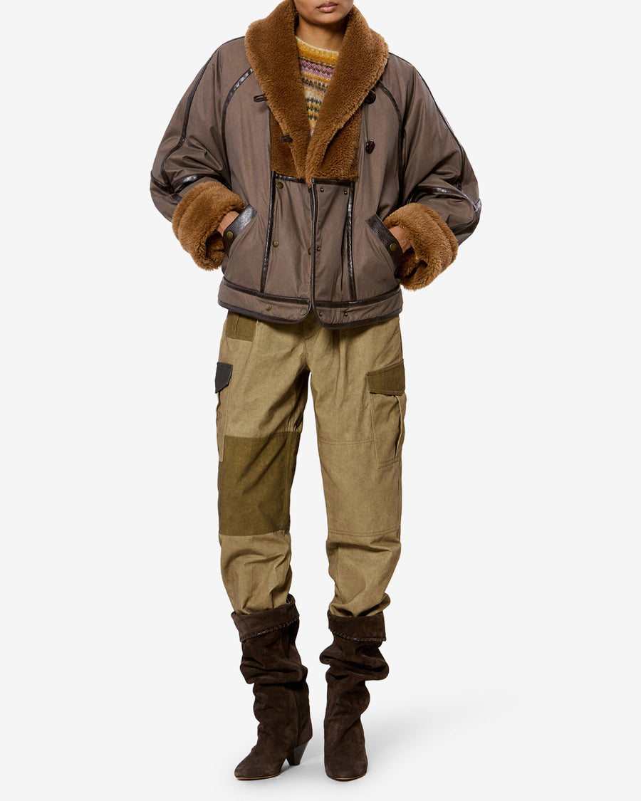 Veste Olinka — Marron, vue 2 ; référence VE0725FAD3C01E50BW