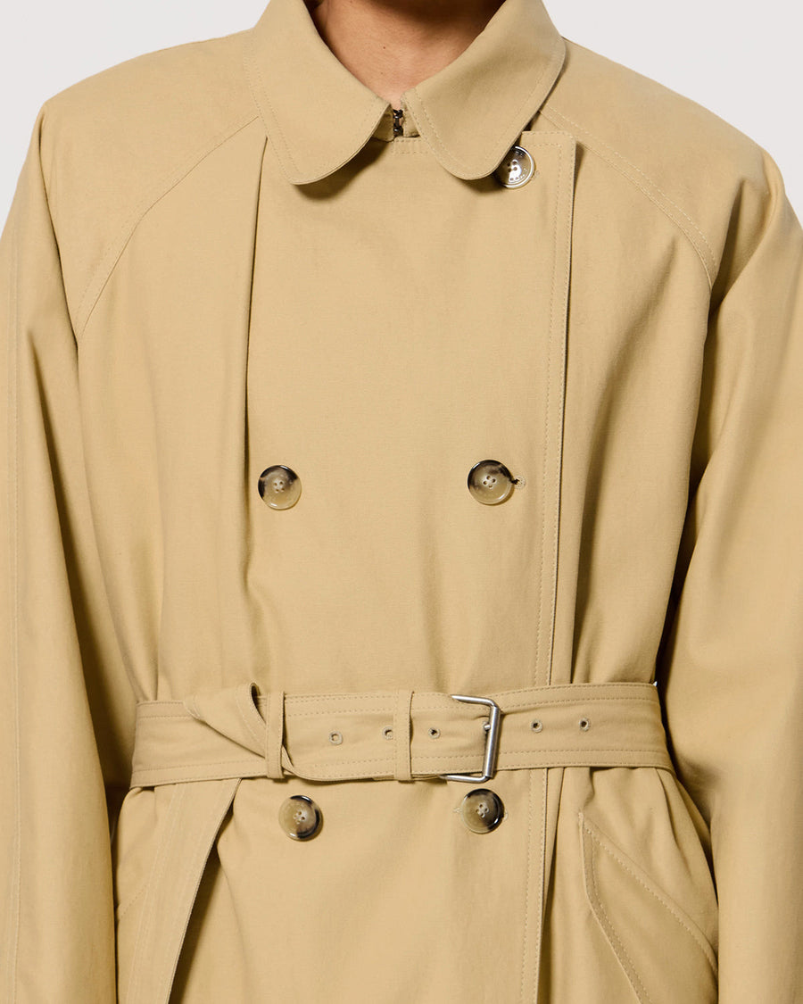 Manteau Cacilda — Beige, vue 2 ; référence MA0257FCD3G04E90BE