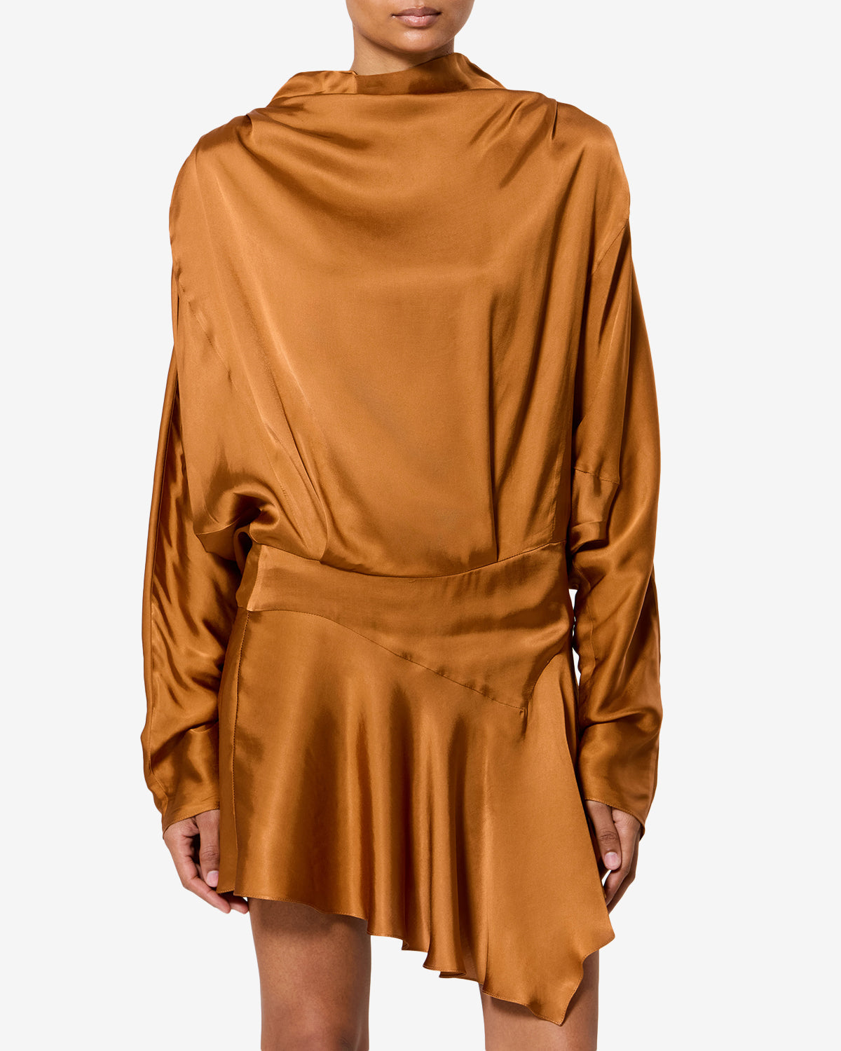 Robe Neline — Caramel, vue 1 ; référence RO1094FAD3J13I50CA