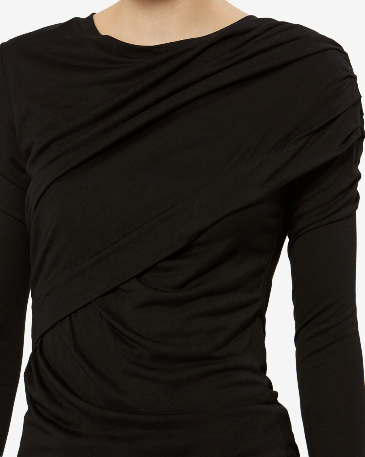 Top Dressi — Noir, vue 3 ; référence HT0656FDD3K01E01BK