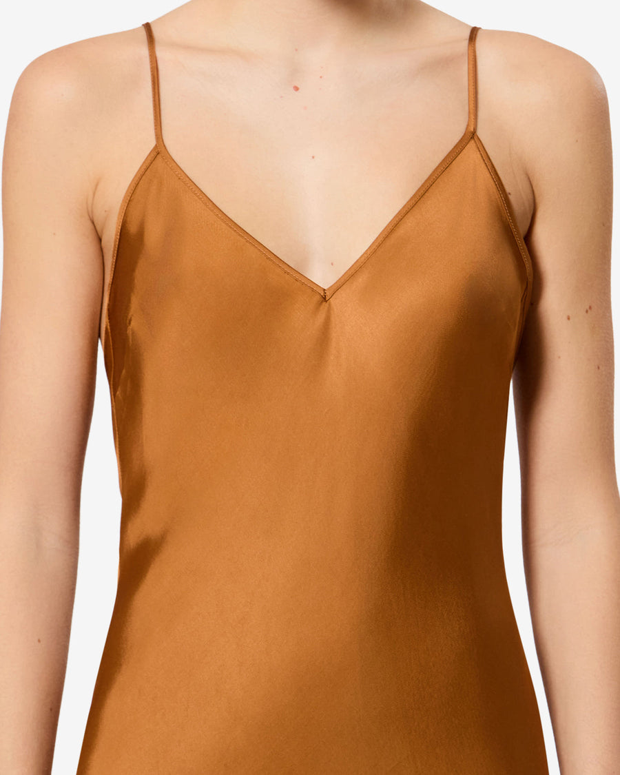 Robe Nevana — Caramel, vue 2 ; référence RO1150FAD3J13I50CA
