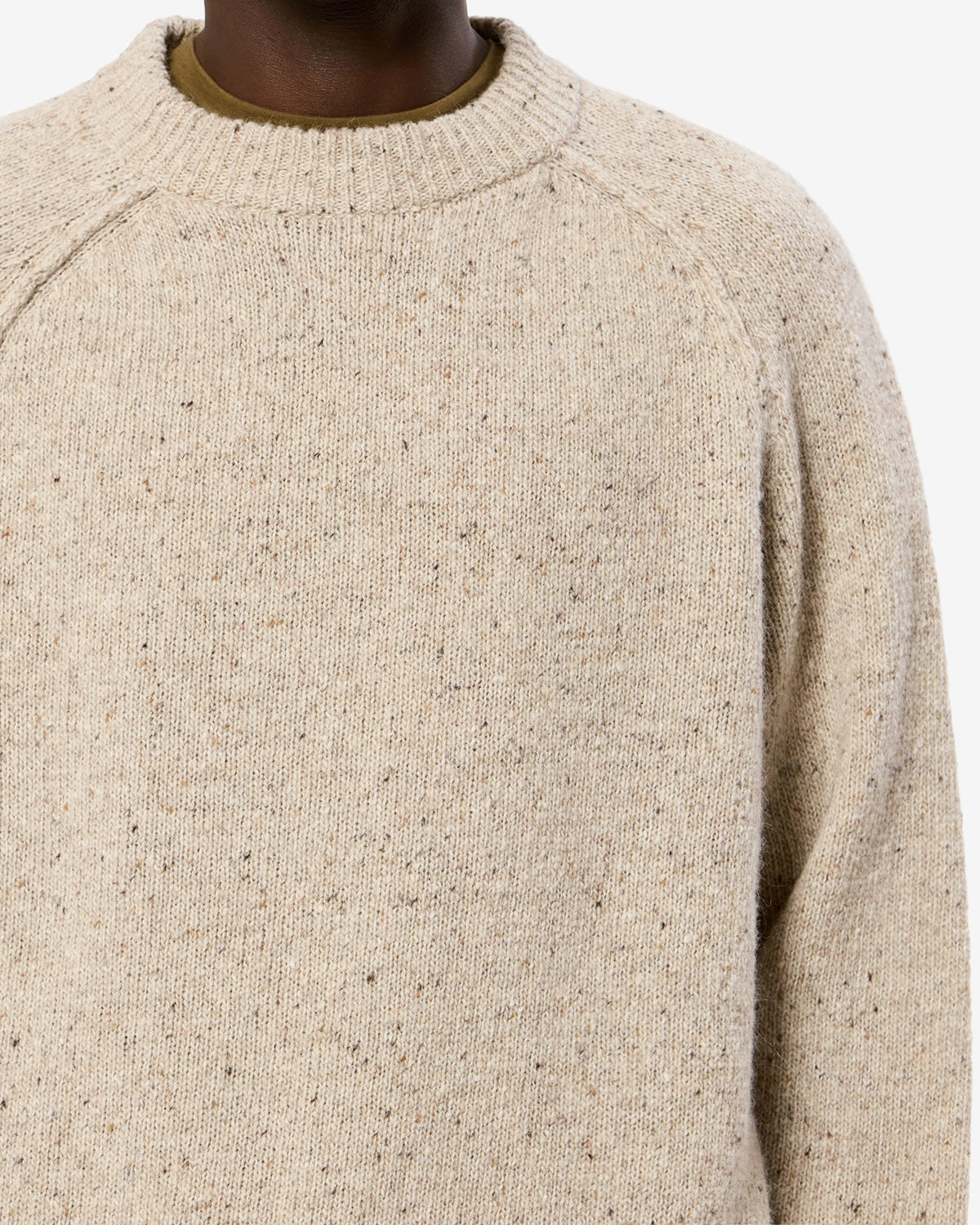 Pull Koman en laine — Beige, vue 3 ; référence PU0971HAD3L08H90BE