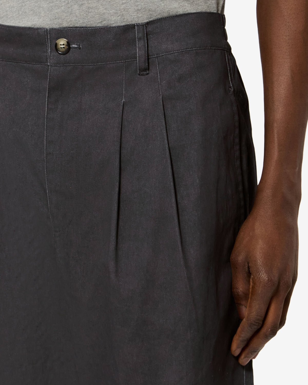 Pantalon Yostin — Café, vue 3 ; référence PA0663HBD3G02H50CF