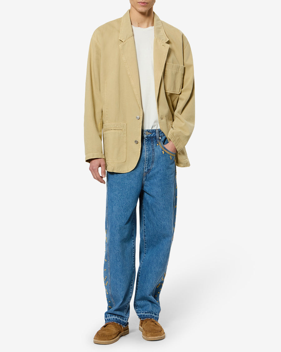 Veste Kastan — Jaune, vue 2 ; référence VE0777HAD3H04H10YW