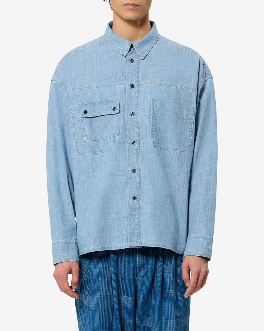 Chemise Vittorio — Bleu, vue 1 ; référence CH0354HAD3I09H30BU