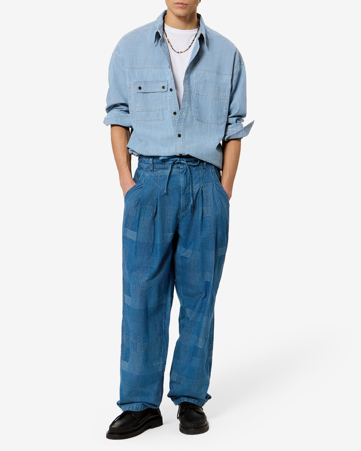 Chemise Vittorio — Bleu, vue 2 ; référence CH0354HAD3I09H30BU