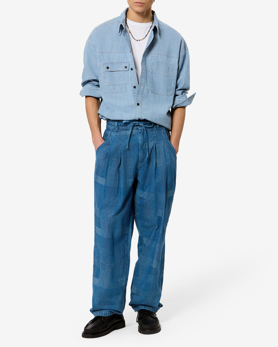 Chemise Vittorio — Bleu, vue 2 ; référence CH0354HAD3I09H30BU