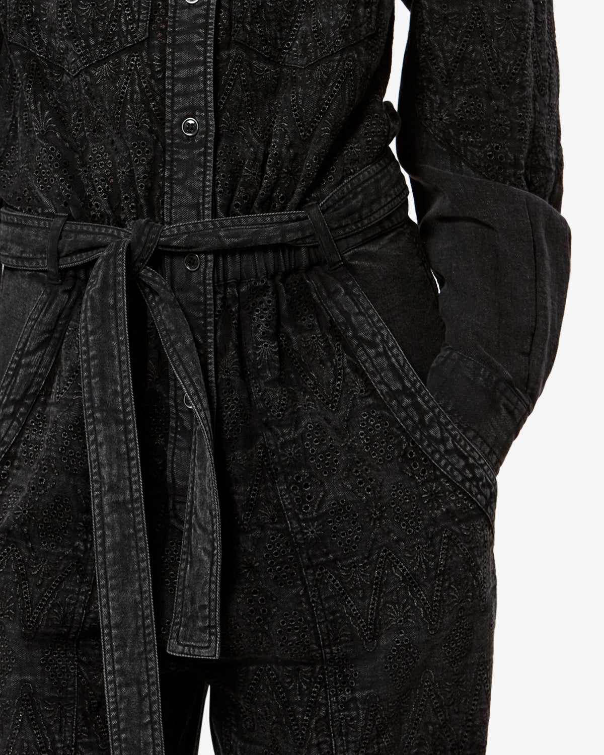 Combinaison Kellen — Noir délavé, vue 2 ; référence CB0114FAD3I01E02FK