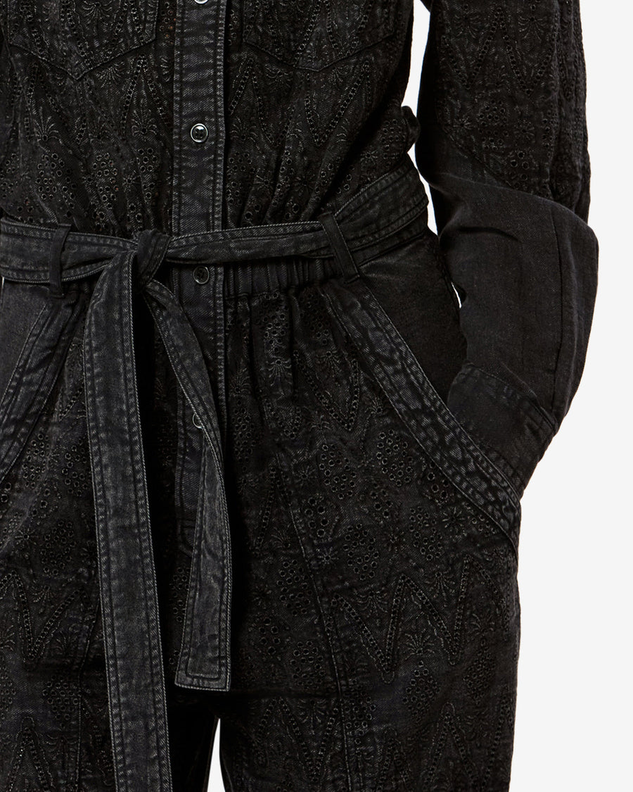 Combinaison Kellen — Noir délavé, vue 2 ; référence CB0114FAD3I01E02FK