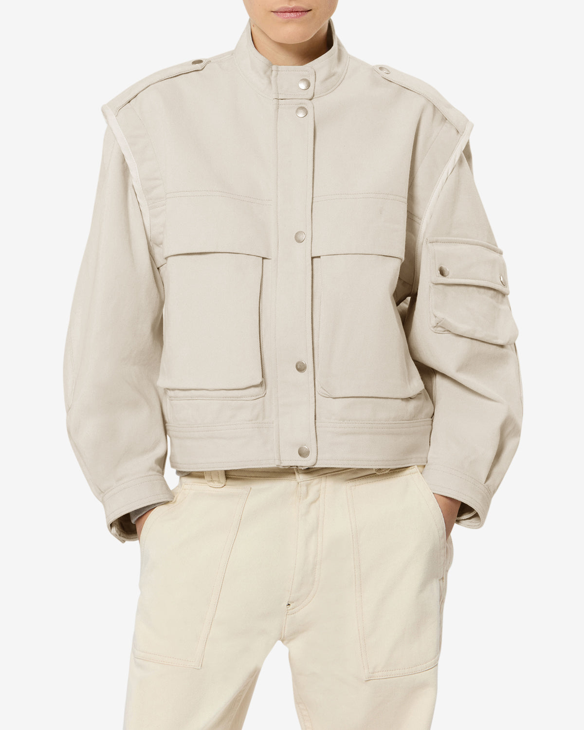 Veste Edany — Écru, vue 1 ; référence VE0687FAD3H02E23EC