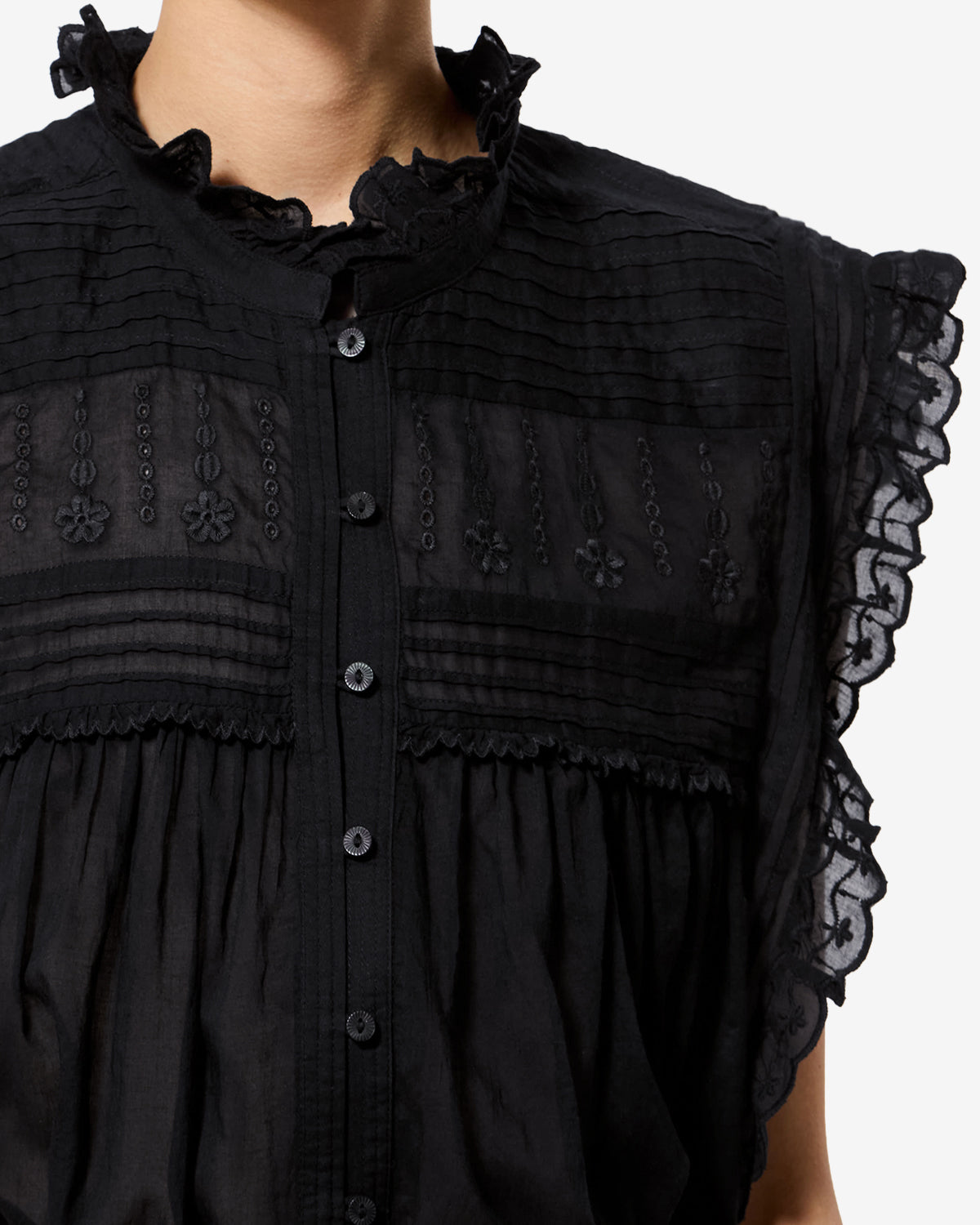Top Dersia — Noir, vue 3 ; référence HT0948FCD3J10E01BK