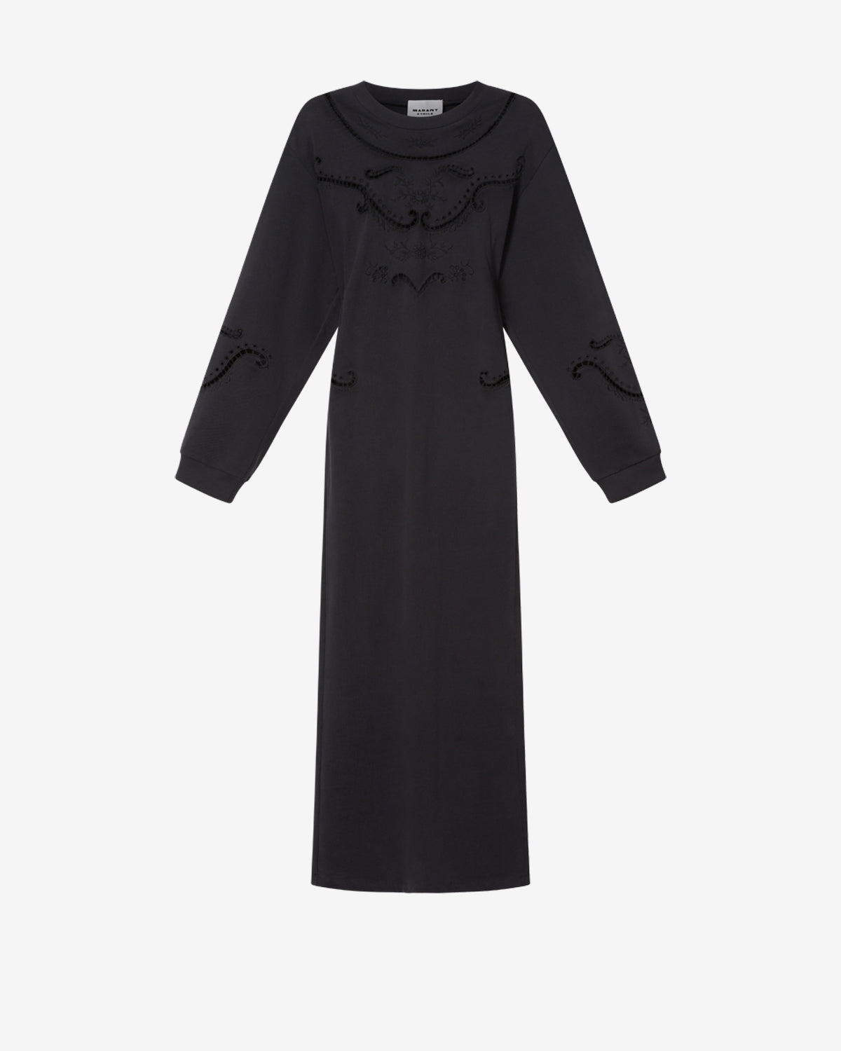 Robe Enaelle — Noir délavé, vue 3 ; référence RO1141FAD3N03E02FK
