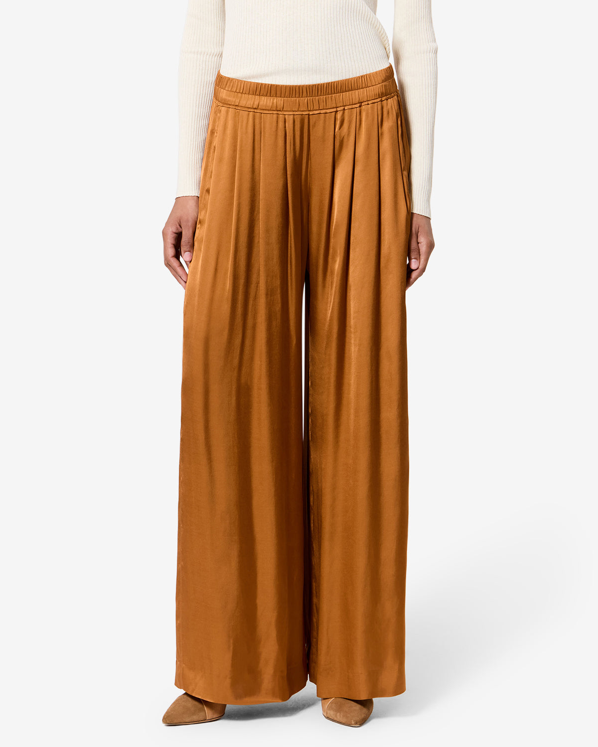 Pantalon Nolia — Caramel, vue 1 ; référence PA0716FAD3J13I50CA