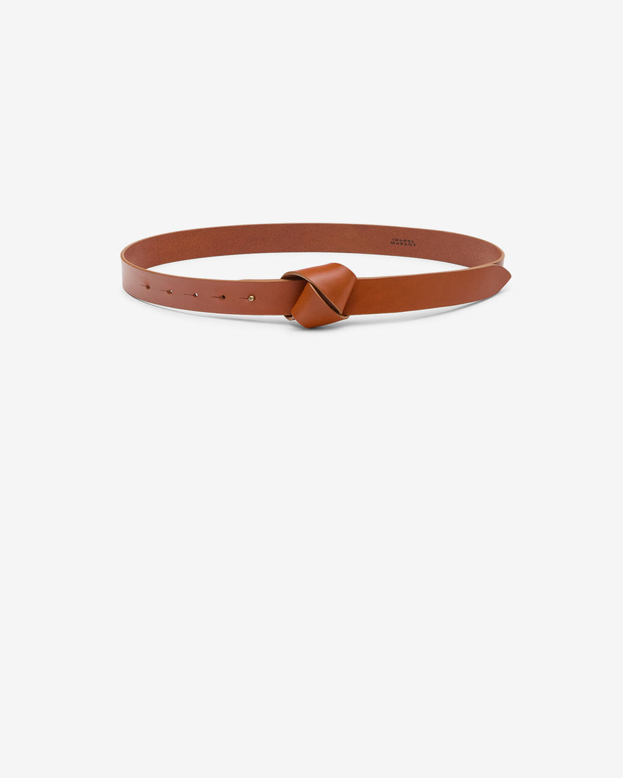 Ceinture Lassio en cuir — Naturel, vue 1 ; référence CE449CFAD3B10A23NL