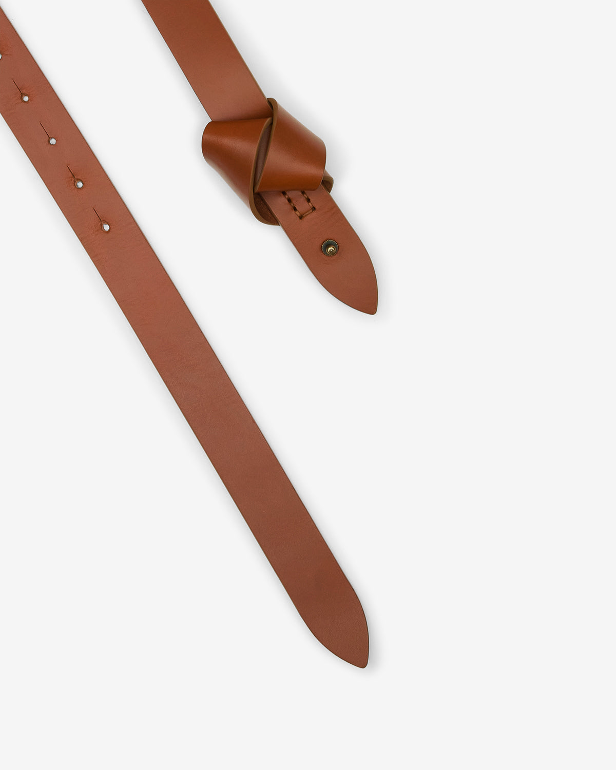 Ceinture Lassio en cuir — Naturel, vue 3 ; référence CE449CFAD3B10A23NL