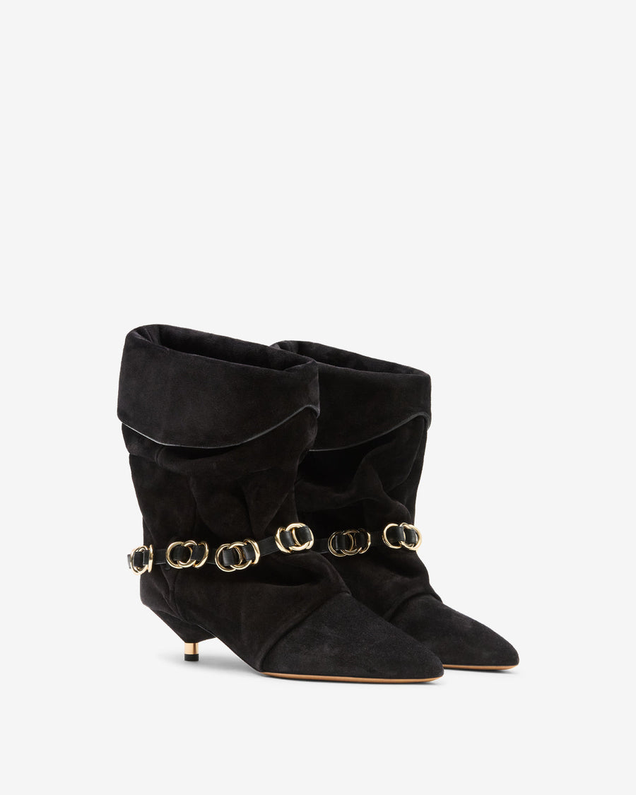 Bottines Edrik Rings — Noir, vue 2 ; référence BO0285FAD3A04S01BK