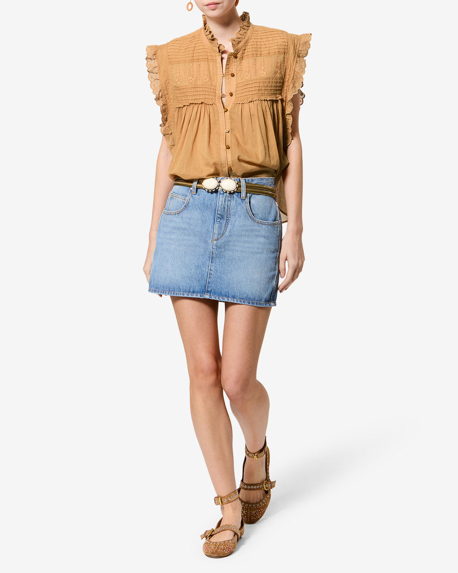 Top Dersia — Caramel, vue 2 ; référence HT0948FCD3J10E50CA